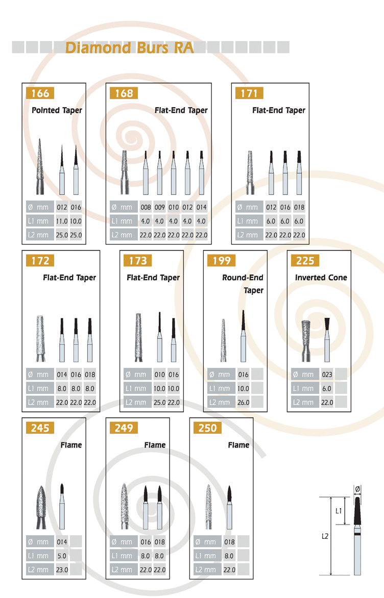 Galil Diamond Burs