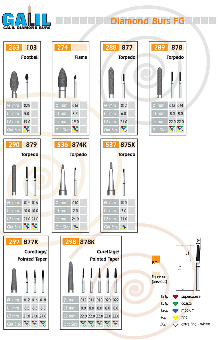 Galil Diamond Burs