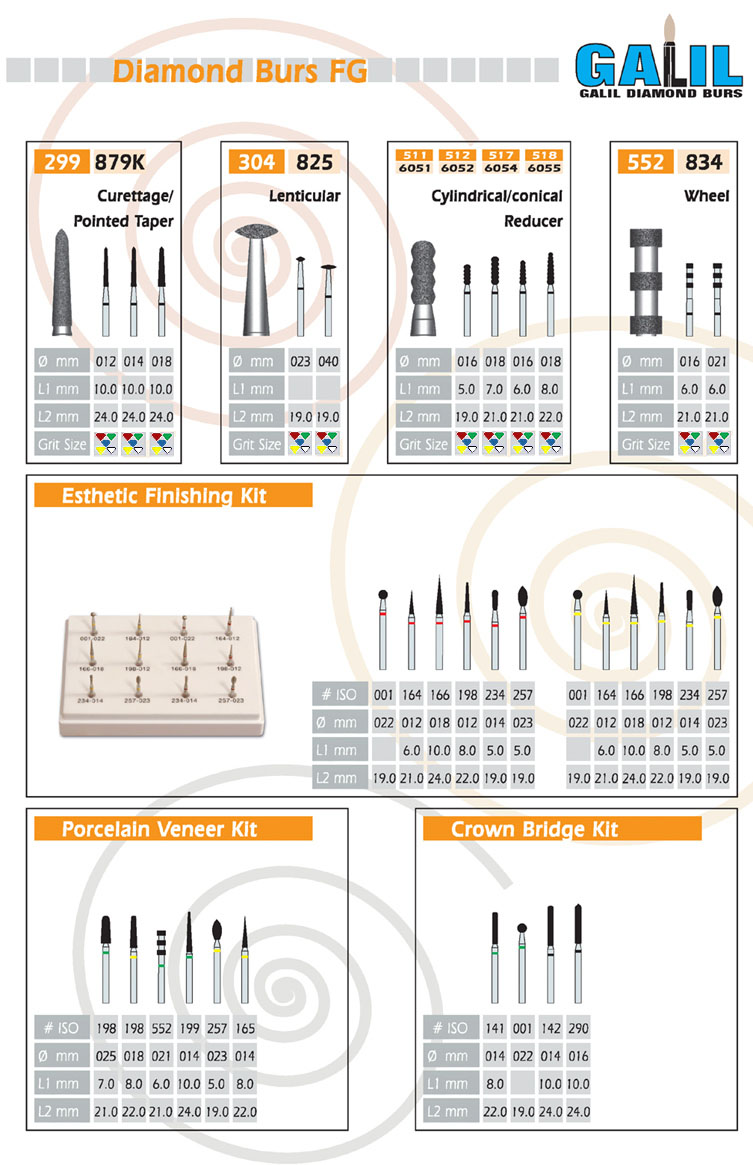 Galil Diamond Burs
